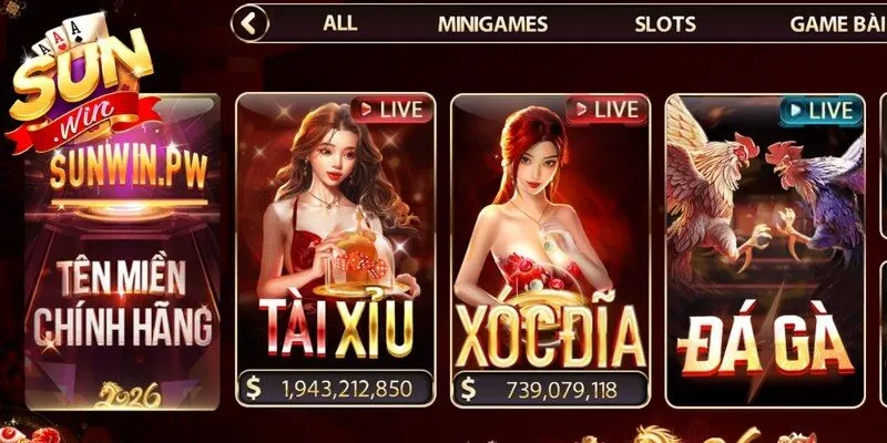 Hệ thống Casino được thiết kế với giao diện thân thiện